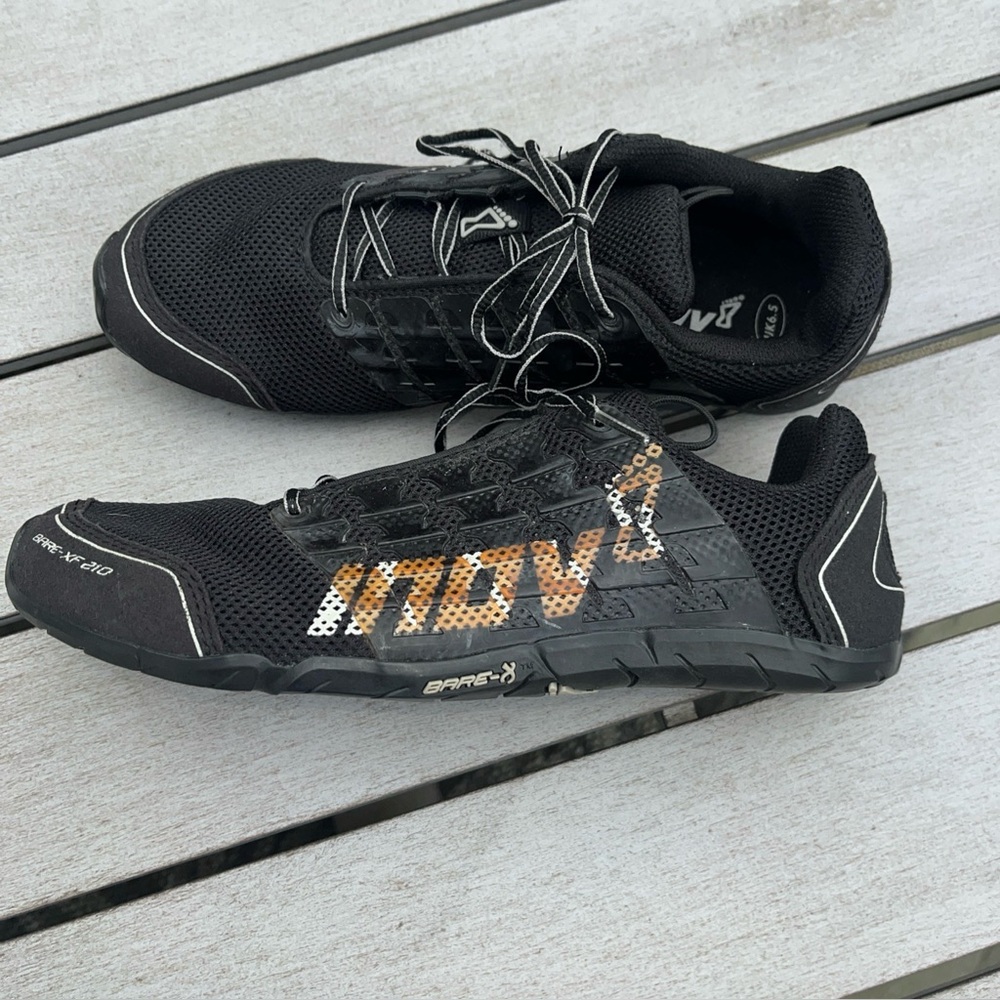 Inov-8 Women’s Bare-XF 210 Black Athletic Training Shoes - Picture 4 of 11